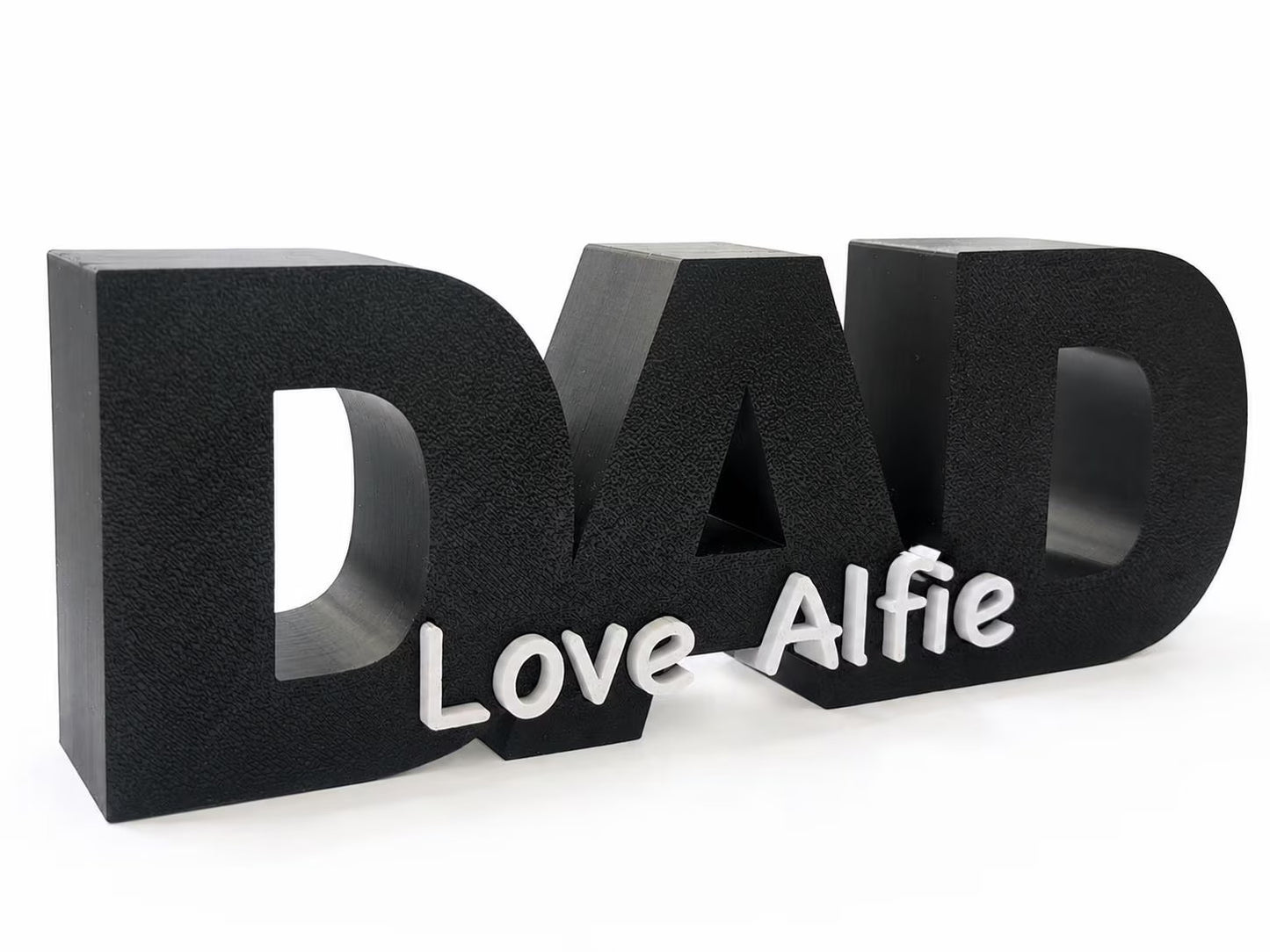 Personalised 3D Printed Dad Sign – Custom Name Plaque, Desk Decor Keepsake