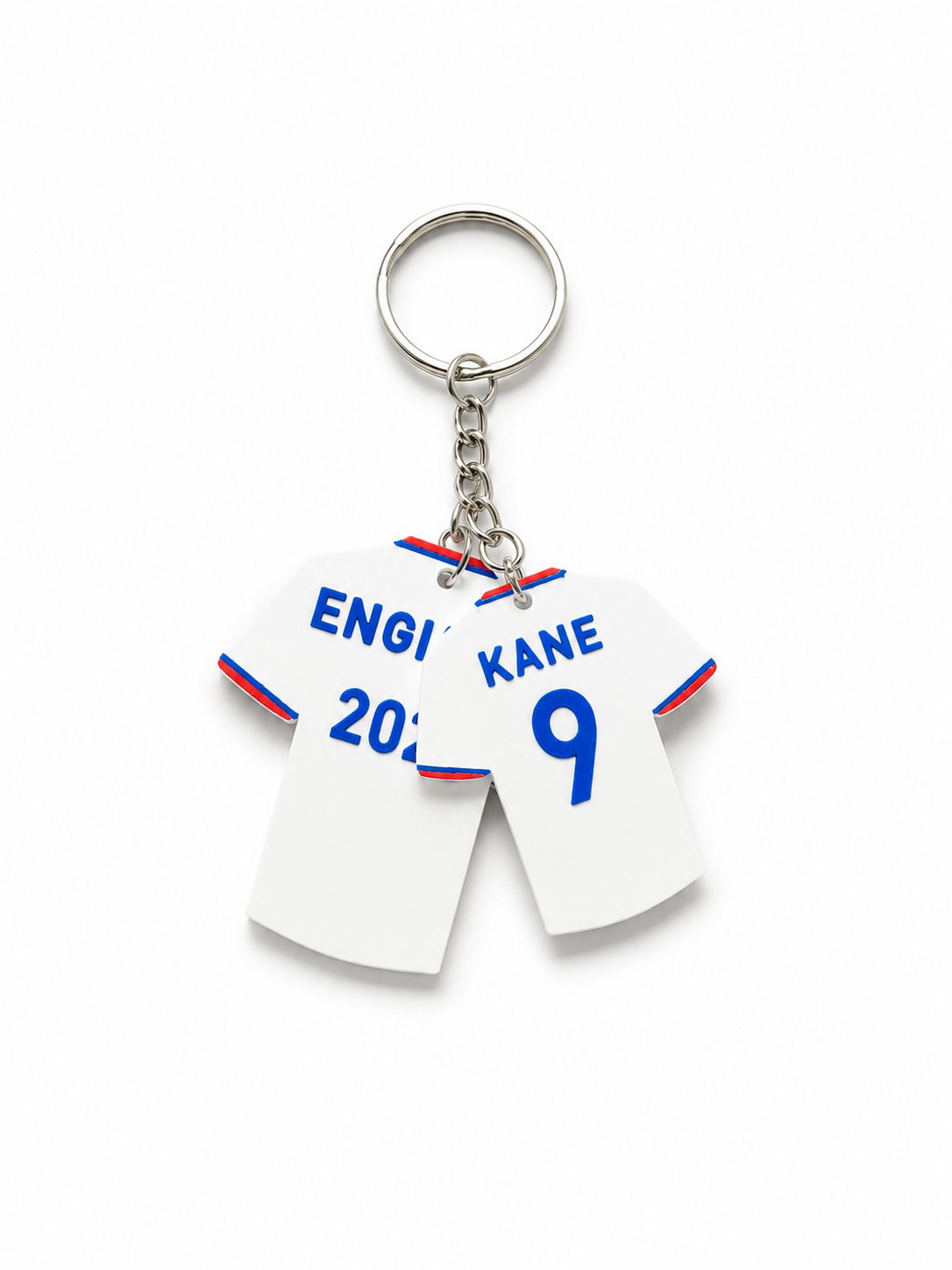 England 2026 personalised football shirt keychain