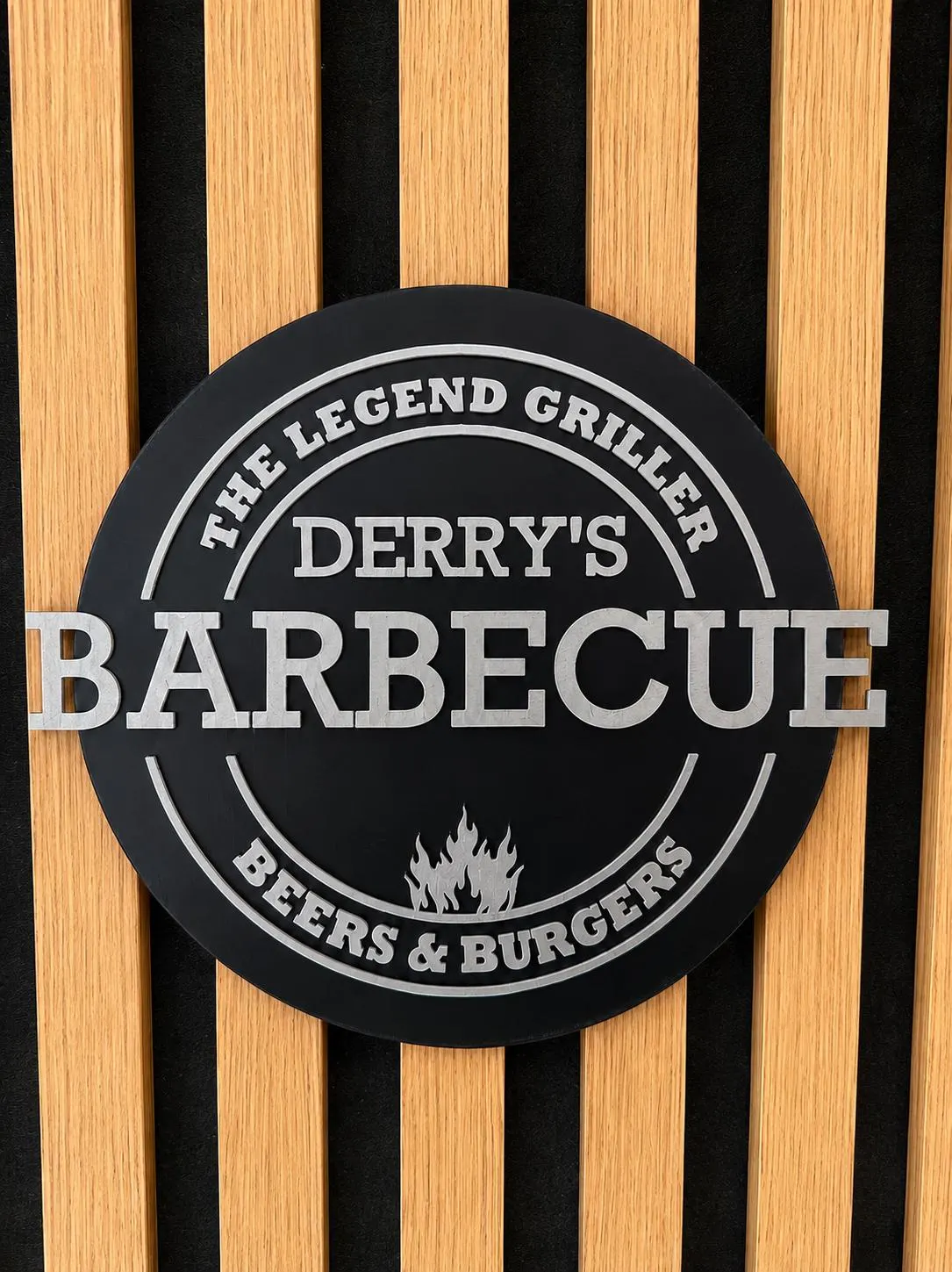 Personalised BBQ Sign – Custom Barbecue Plaque, 3D Printed PETG Outdoor Sign, Fa