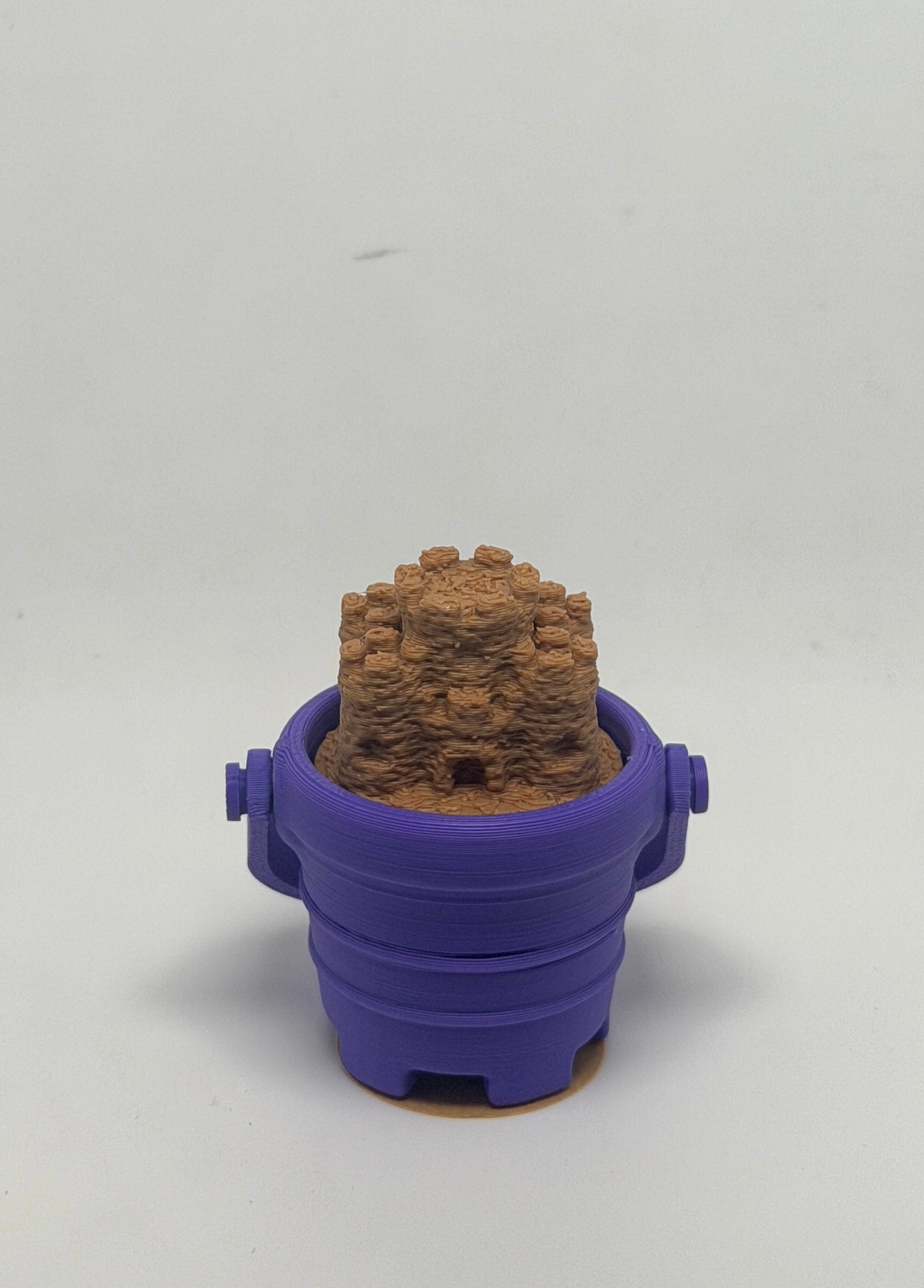 Mini Sandcastle Clicker Fidget Toy | 3D Printed Beach Bucket Fidget | Sensory Desk Toy | Pocket Fidget | Party Bag Gift