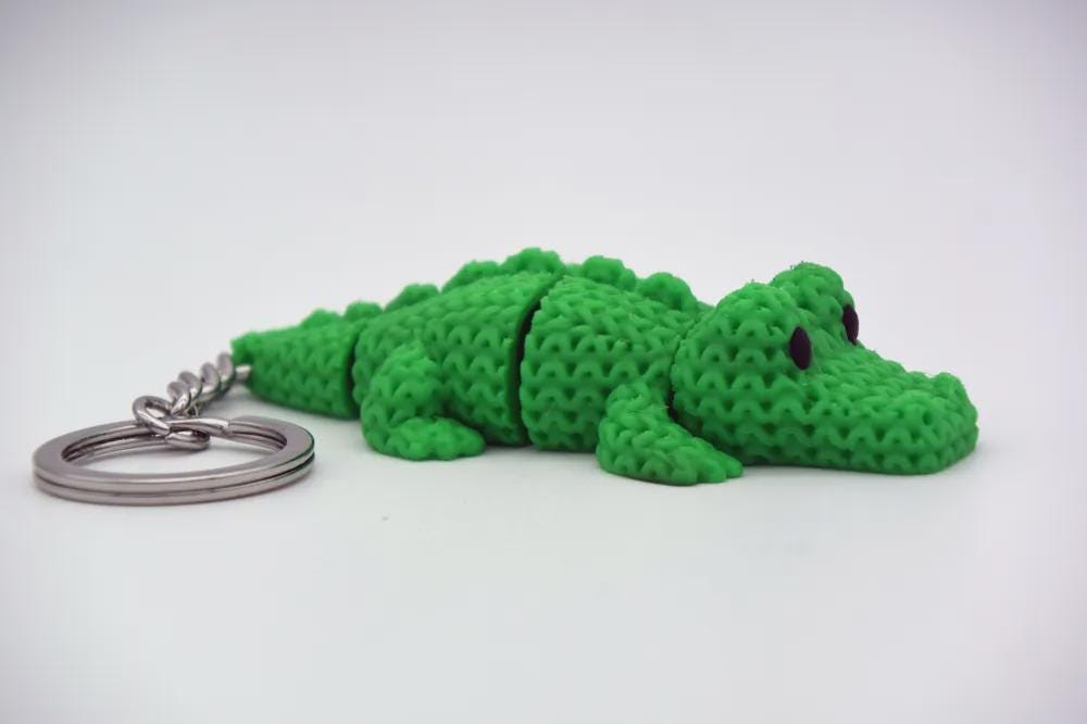 Knitted Animal Keychain