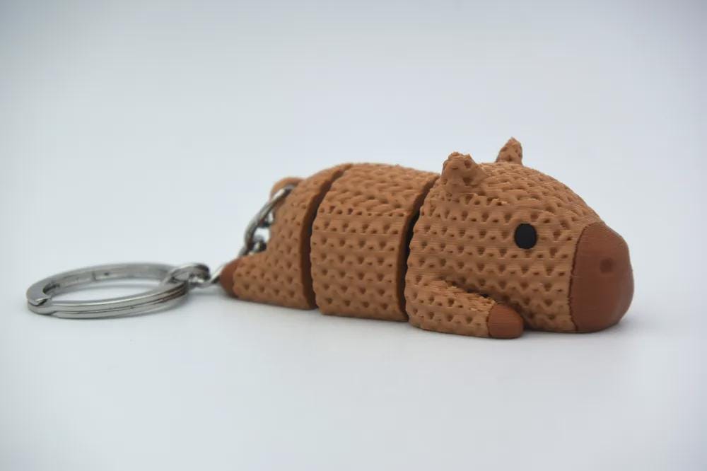 Knitted Animal Keychain