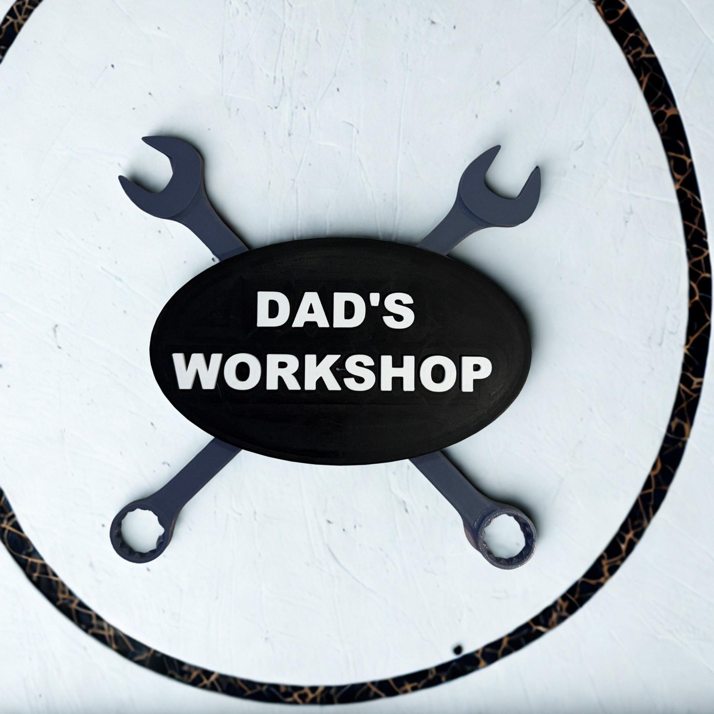Personalised Dad's Workshop Sign, Custom Garage, Shed Decor, Fathers Day
