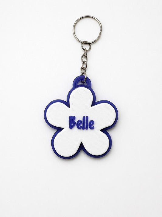 Personalised Daisy Keychain