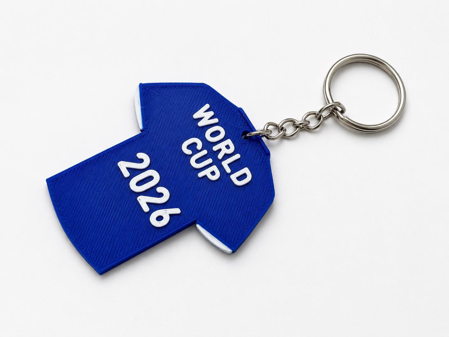 Personalised Scotland 2026 Football Shirt Keyring, Custom Player Name and Number, Scottish Football Gift